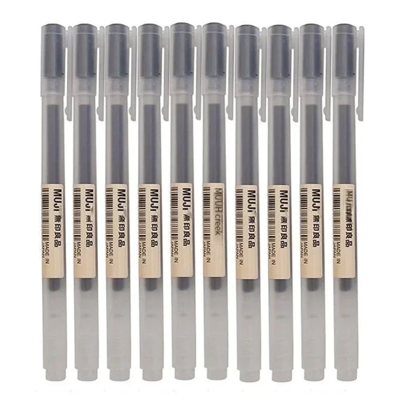 6/8Pcs/Set MUJIs Gel Pen Black - Muji Stationery Gel Pen 评论和价格