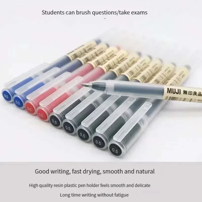 lovely  MUJIs Gel Pen Black/Re - Muji Stationery Gel Pen 评论和价格
